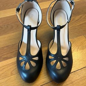 Black Mary Jane Heels